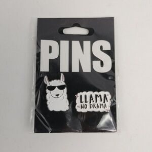 Llama No Drama Enamel Pins